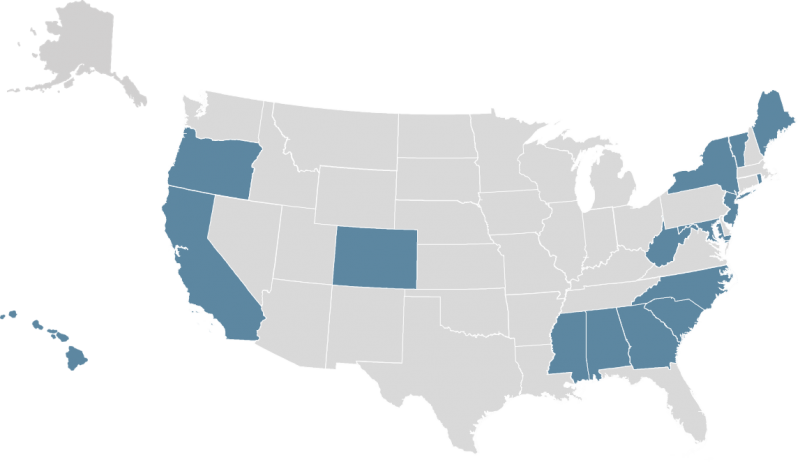 States who allow deferral of tax under IRC 1031